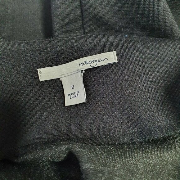 Halogen Gray Black Stretch Ponte Knit Pencil Skirt - Picture 3 of 5